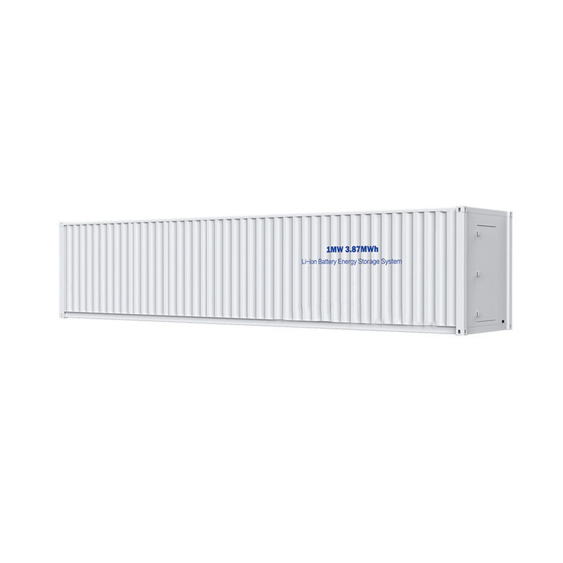 인테그레이팅 태양 1 밀리와트 3.87mwh 단번에 야외 HVAC 선적 컨테이너 배터리 저장