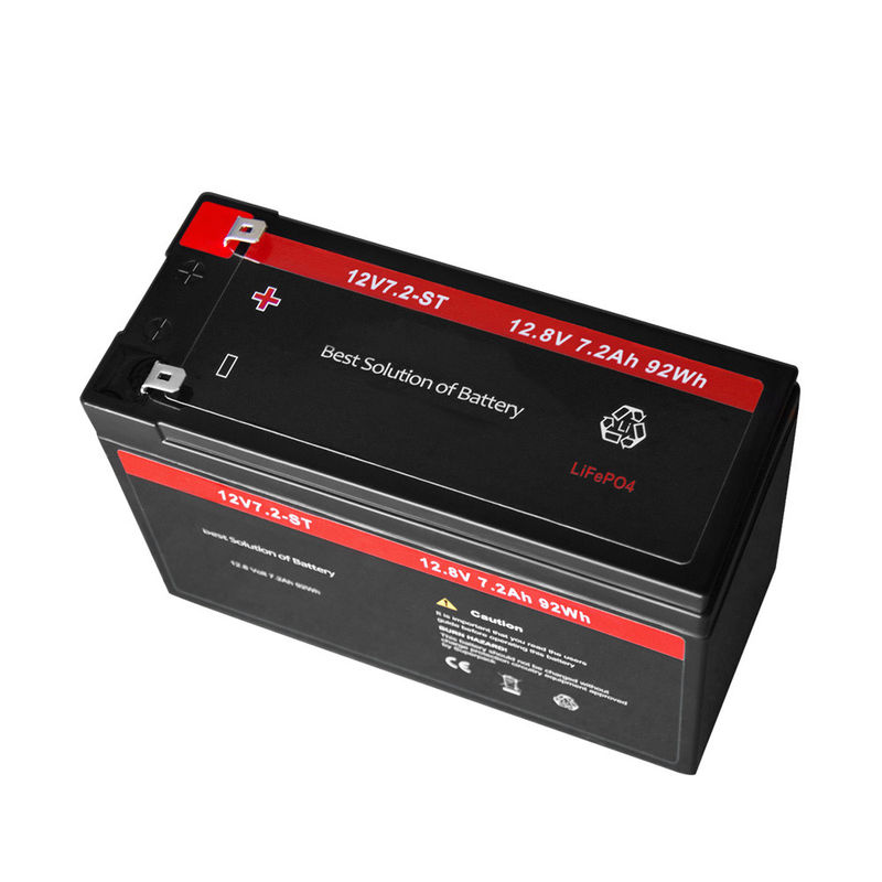 7.2ah 12v Lifepo4 딥 사이클 전지 OEM ODM 재충전이 가능한 리듐 인산철 전지