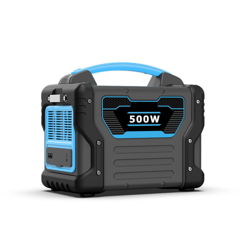 야영하기 위한 500w 재충전이 가능한 가지고 다닐 수 있는 동력화차 가벼운 순수 사인파 110v MPPT