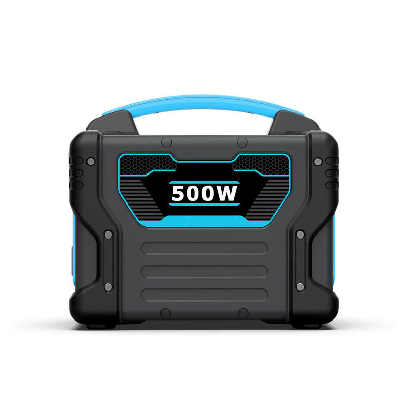 야영하기 위한 500w 재충전이 가능한 가지고 다닐 수 있는 동력화차 가벼운 순수 사인파 110v MPPT