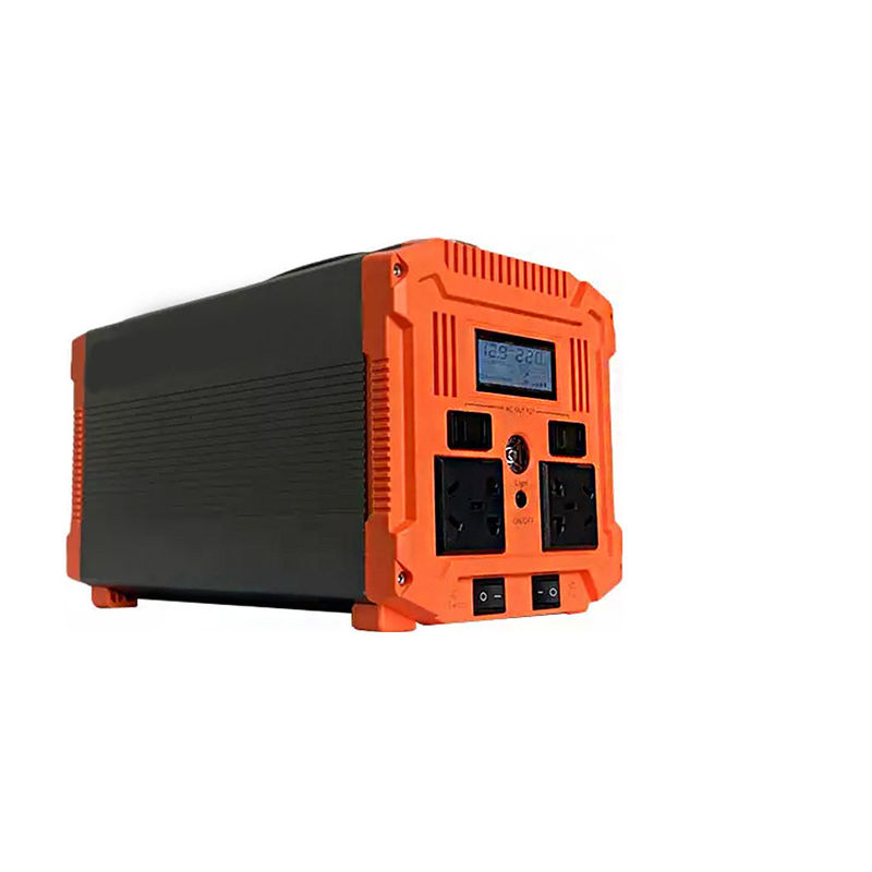 리튬 이온 전지와 12V 90AH 야외 태양 휴대용 전력 발전기 1200w 업