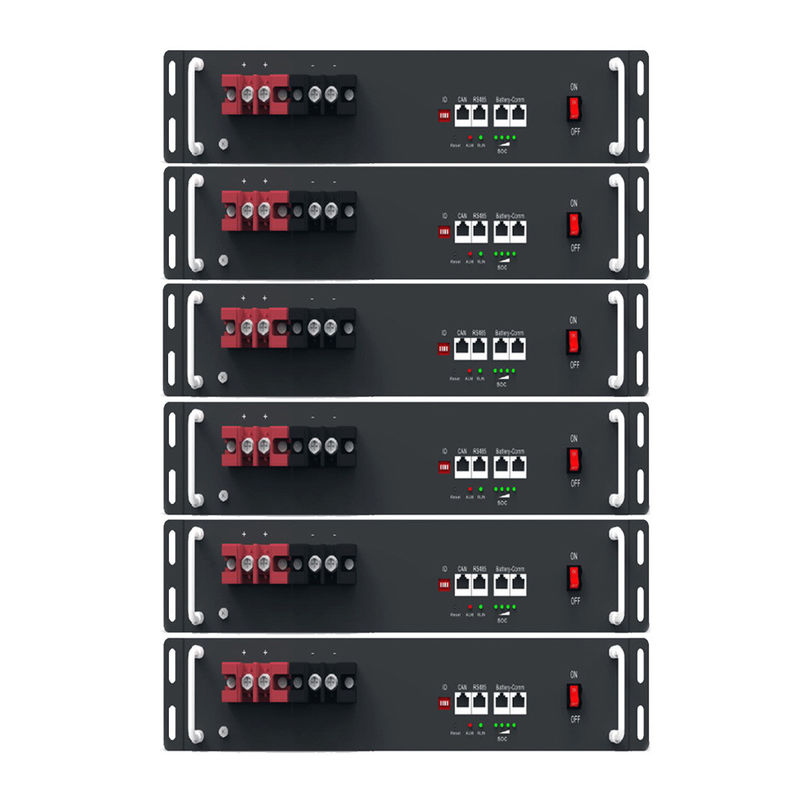 21Kwh 선반 장착 태양 전지는 51.2V 420Ah 리튬 이온 LiFePO4 홈 서버 랙 전지를 백업합니다