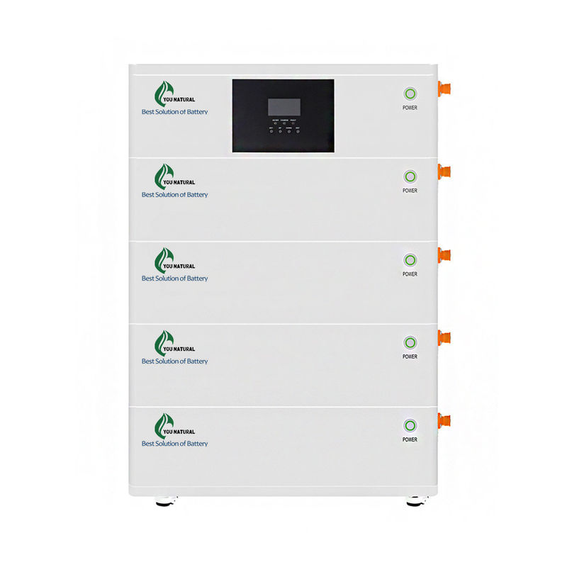 단번에 Lifepo4 스태커블 주택 배터리 20 kw 오프 그리드 태양 전지 저장
