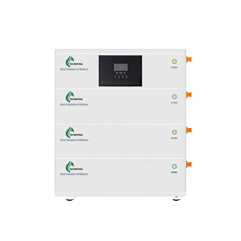 15 kw 쌓아 올릴 수 있는 전지 시스템 48v 300ah 오프 그리드 전력 저장 재충전 리튬 전지