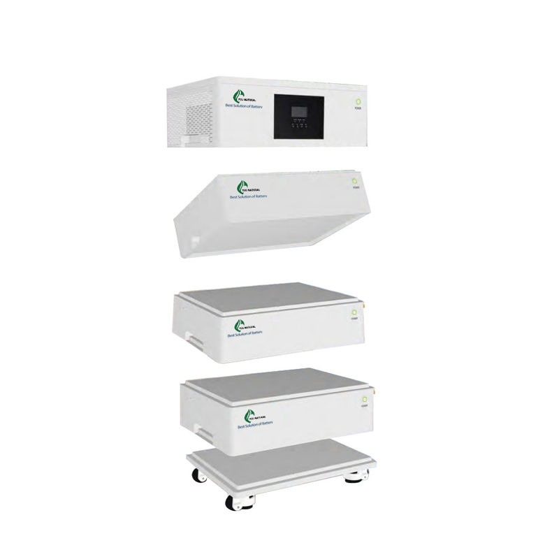 15 kw 쌓아 올릴 수 있는 전지 시스템 48v 300ah 오프 그리드 전력 저장 재충전 리튬 전지