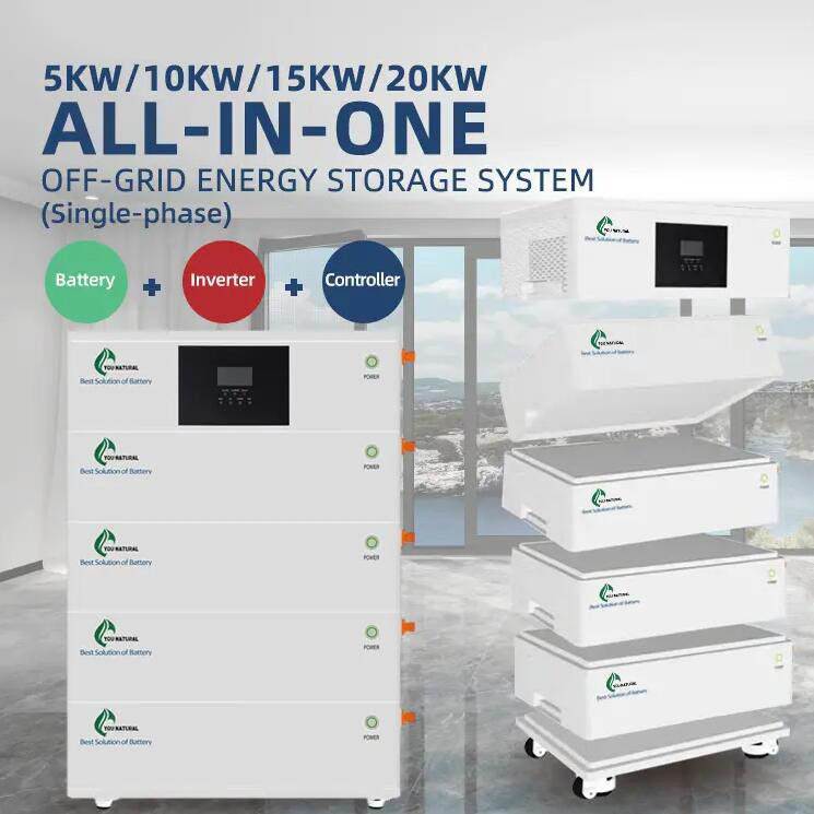 20kWh 재충전 리튬 전지 400ah 올인원 태양 전지 시스템에 대한 오프 그리드  5