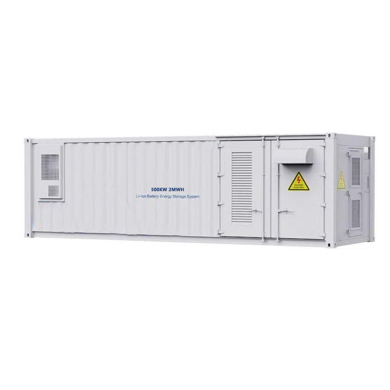 30ft ESS 에너지 저장 시스템 용기 500KW 2MWH LiFePo4 배터리 저장 전력