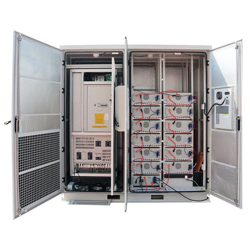 에너지 저장 캐비넷 50W 100kW 리튬 이온 인산 광물 100ah 야외 배터리 저장