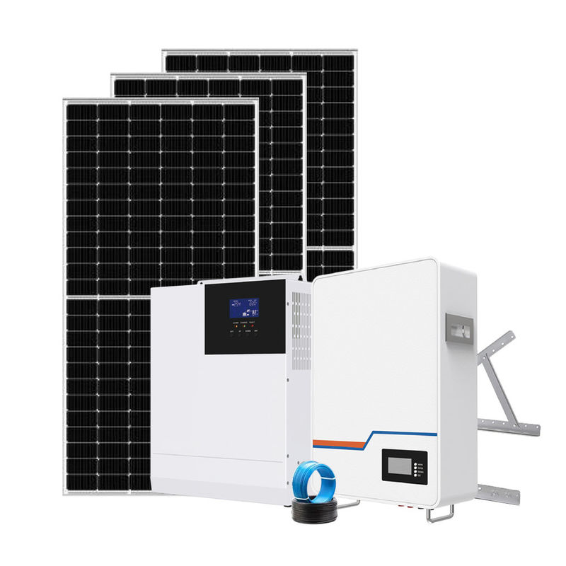 단번에 주거 태양 에너지 시스템 51.2V 5.1KWh 낮은 볼트 벽은 증가했습니다