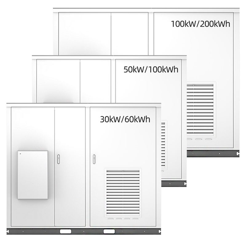 60kWh ~ 200kWh 휴대용 에너지 저장 캐비닛