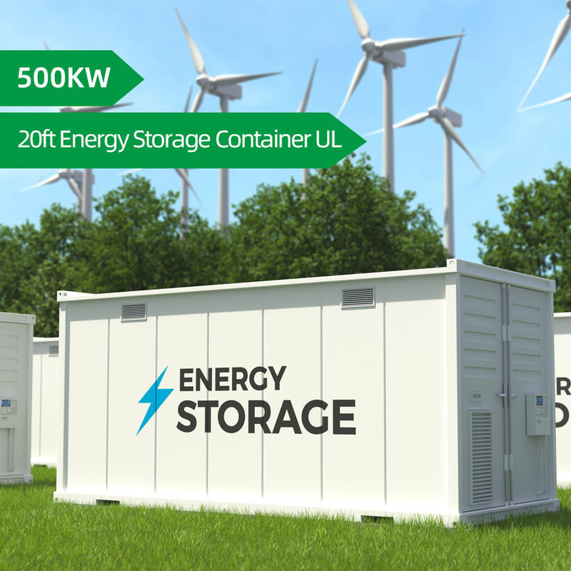 컨테이너 배터리 에너지 저장 시스템 500kwh 20ft 리?? 배터리 전력 저장 컨테이너