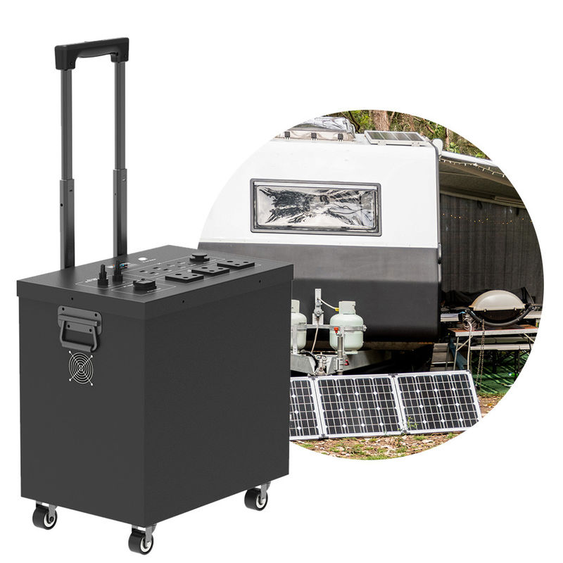2500w 야외 휴대용 발전소 라이프포4 배터리 백업 태양 전지 순수 시노스 웨브 인버터