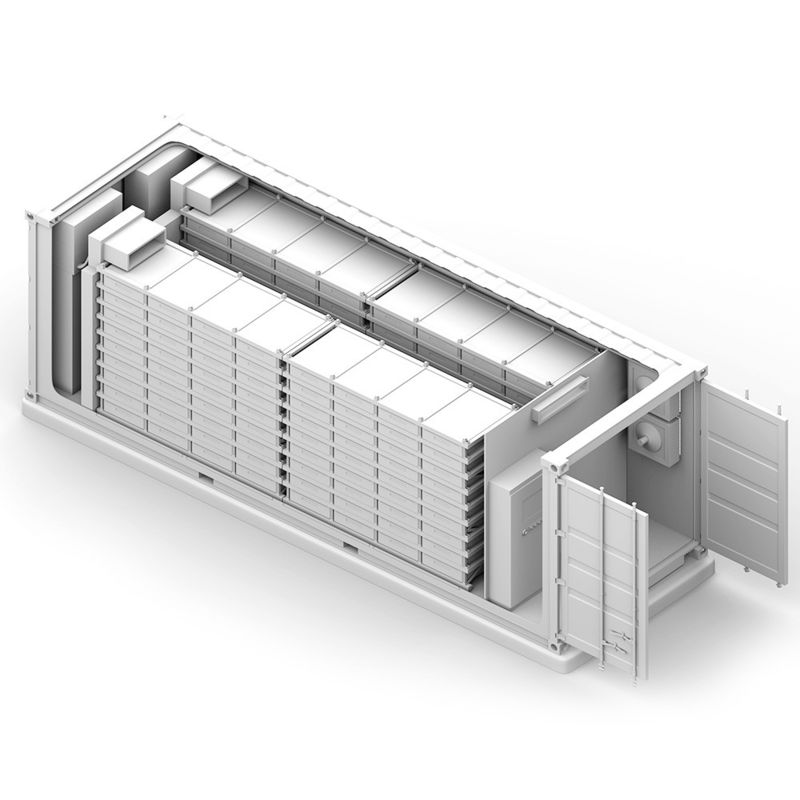 고전압 500KW 1mwh 태양전지 에너지 저장 시스템 산업용 1MW 컨테이너 BESS 상업용 컨테이너